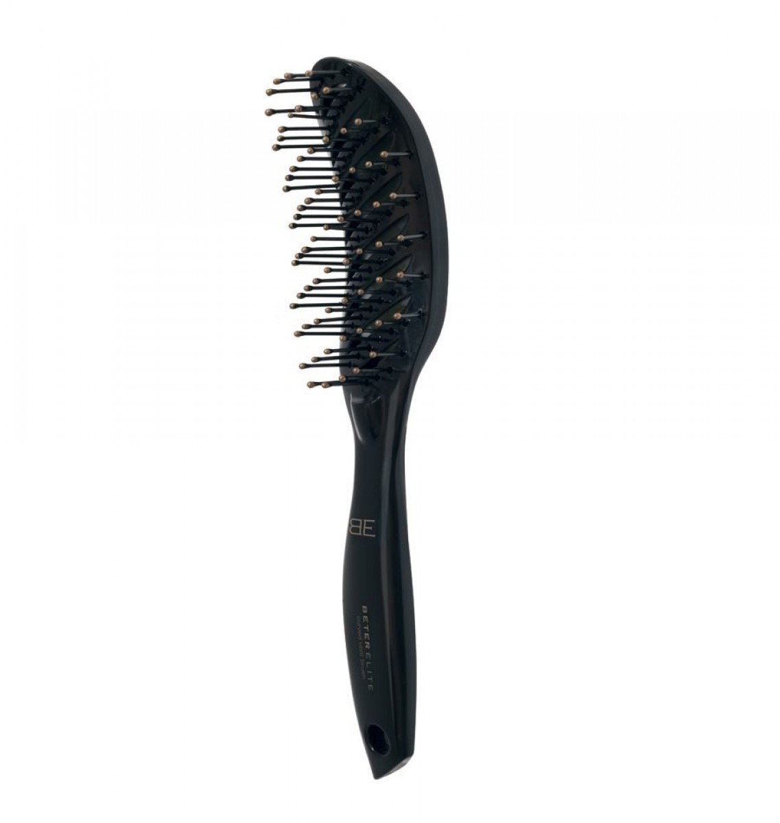 Curved vent brush ergonomic