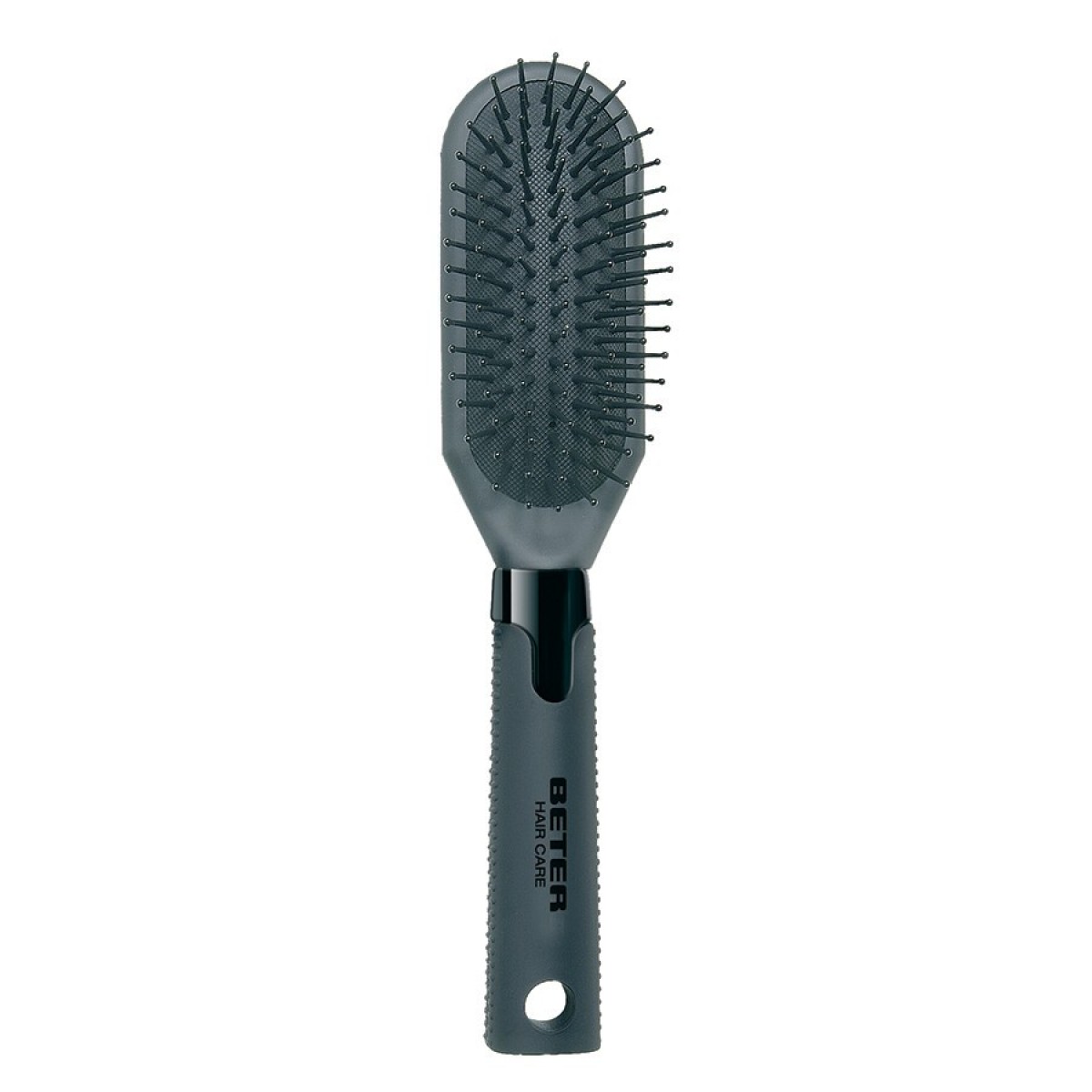 Cushion brush, nylon pins with protective tip, 23cm