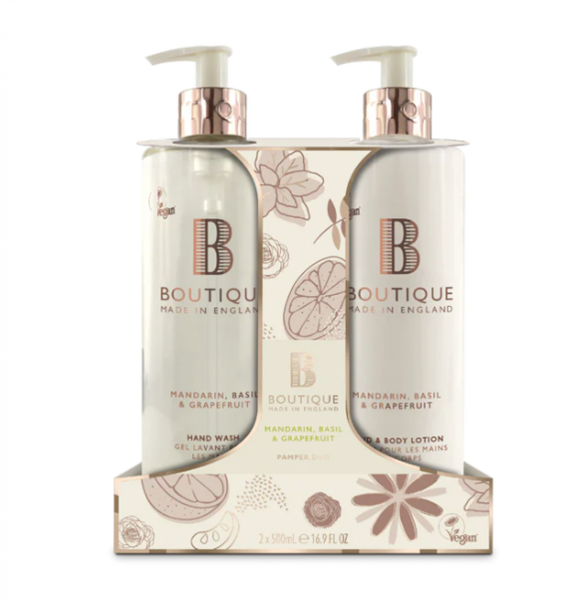 Mandarin, Basil & Grapefruit Hand Care Duo