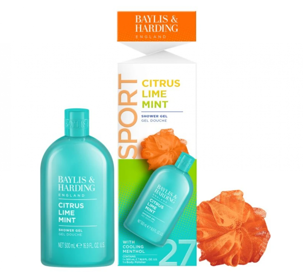 Baylis & Harding Citrus, Lime & Mint Men's Refreshing Wash Kit Gift Set