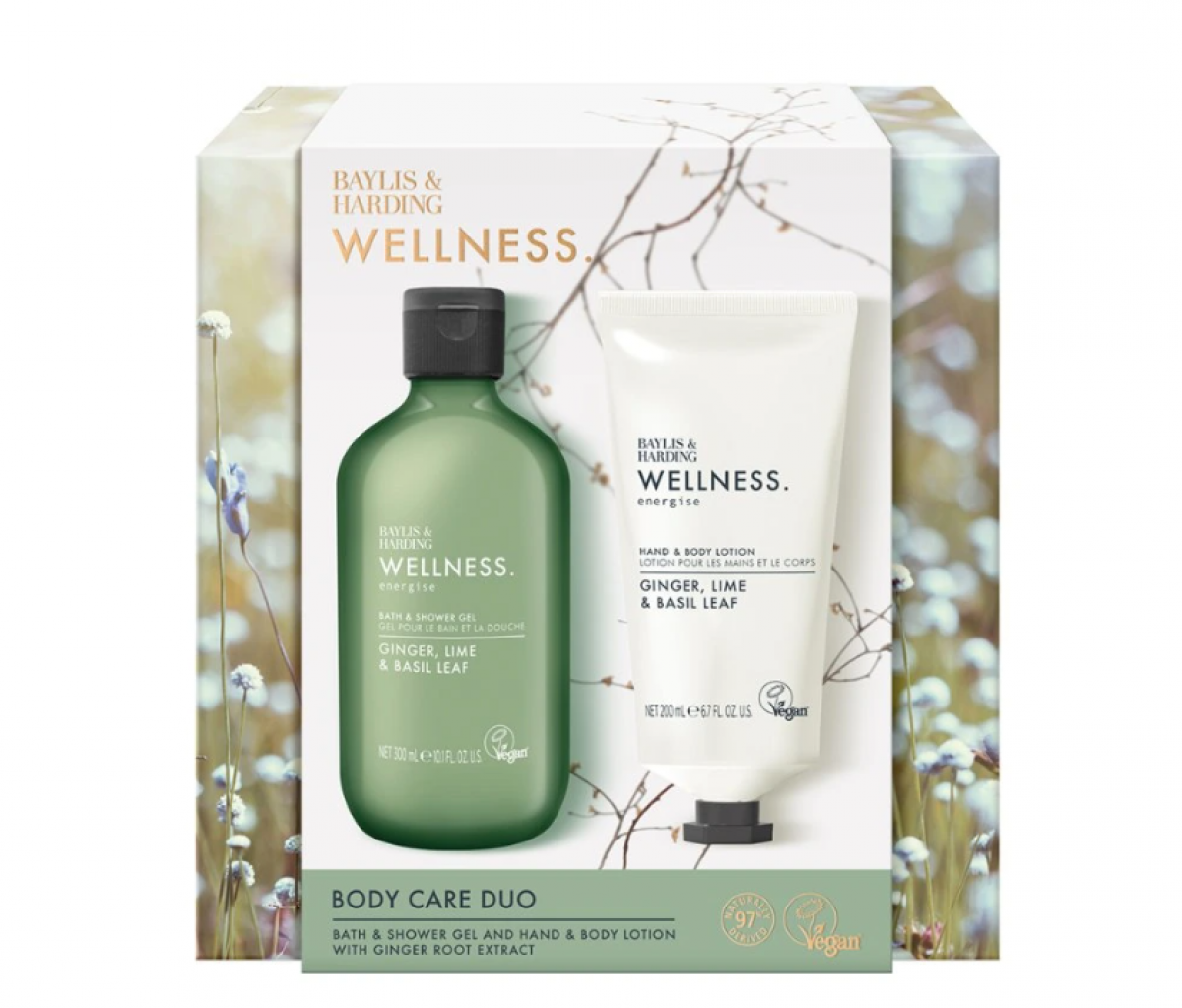 Baylis & Harding Wellness Body Care Duo Gift Set