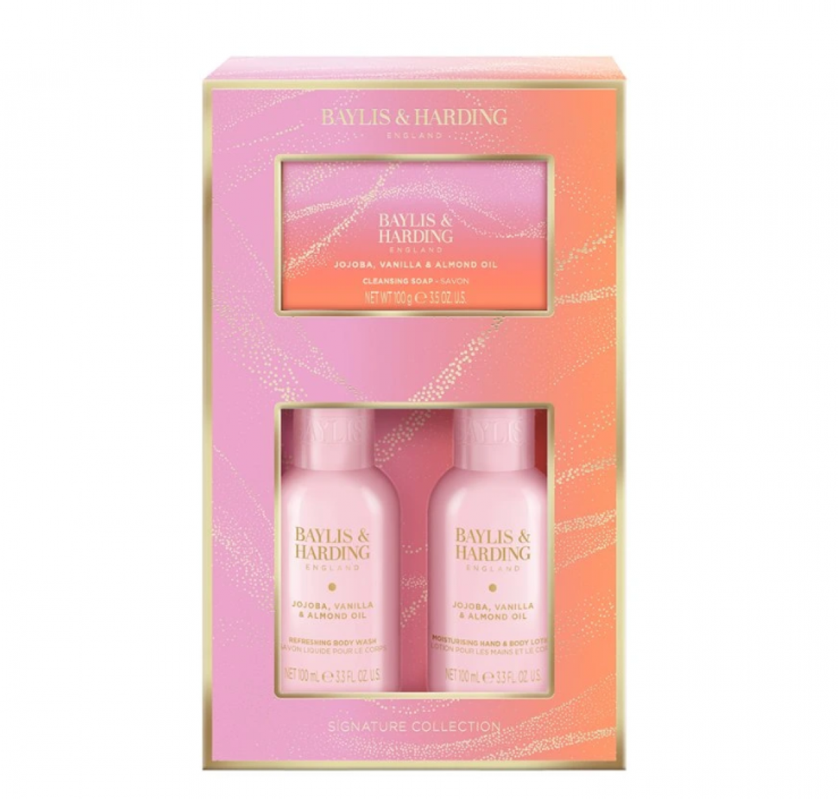Baylis & Harding Jojoba, Vanilla & Almond Oil Make Me Sparkle Bathing Gift Set