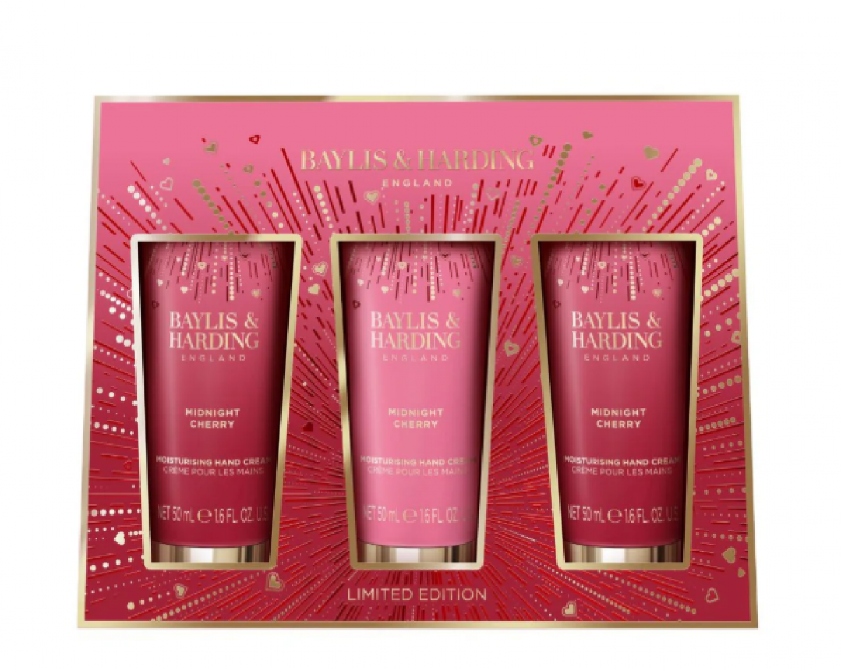 Baylis & Harding Midnight Cherry Luxury Hand Treats Gift Set