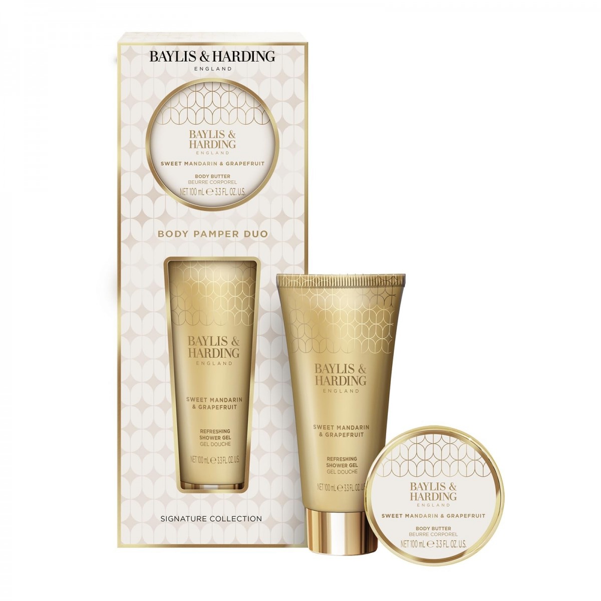 Baylis & Harding Sweet Mandarin & Grapefruit Indulgent Body Pamper Duo Gift Set