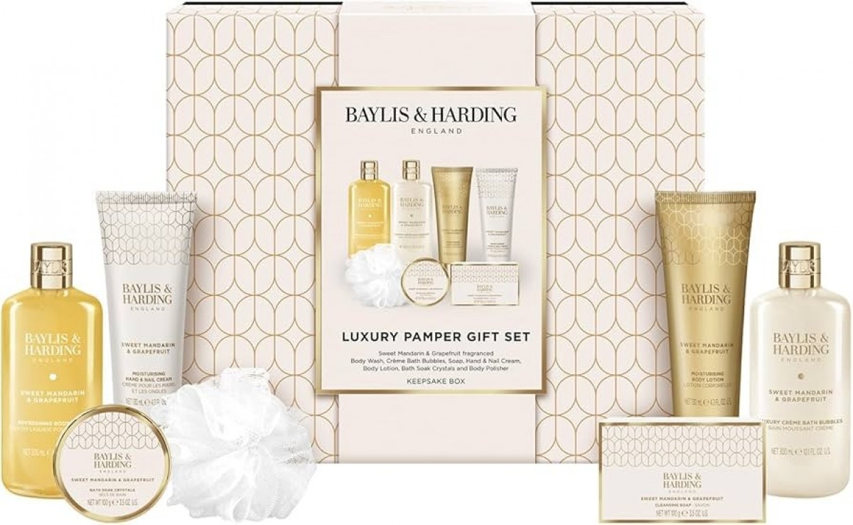 Baylis & Harding Sweet Mandarin & Grapefruit Luxury Pamper Gift Set