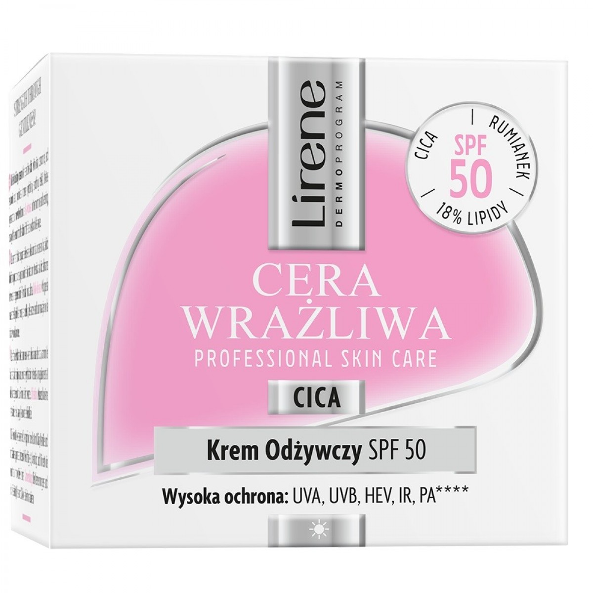 Lirene CERA WRAZLIWA Krem odżywczy SPF 50