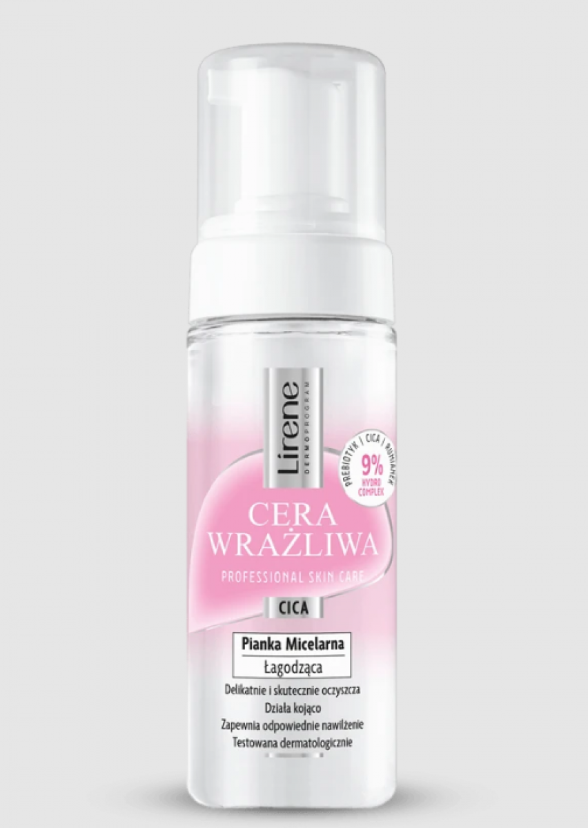 Lirene CERA WRAZLIWA Łagodząca pianka micelarna