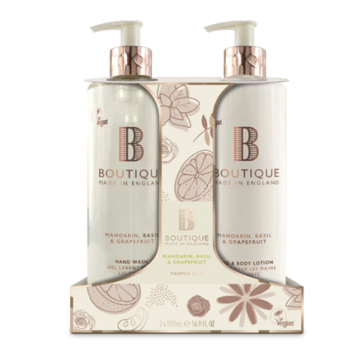 Mandarin, Basil & Grapefruit Hand Care Duo