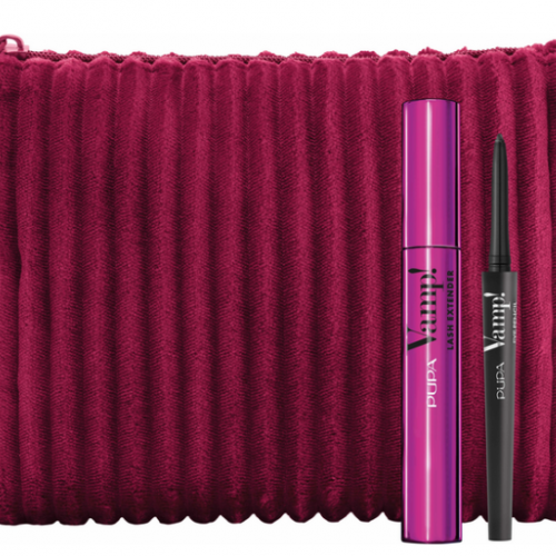 Pupa Pochette Mascara Vamp! Lash Extender + Vamp! Eye Pencil Nera