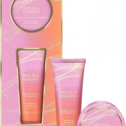 Baylis & Harding Jojoba, Vanilla & Almond Oil Indulgent Body Pamper Duo Gift Set