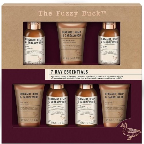 Baylis & Harding The Fuzzy Duck Bergamot, Hemp & Sandalwood Men's 7 Day Essentials Gift Set