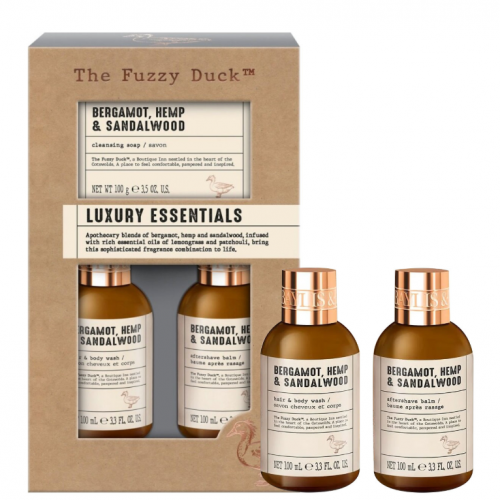 Baylis & Harding The Fuzzy Duck Bergamot, Hemp & Sandalwood Men's Luxury Essentials Gift Set