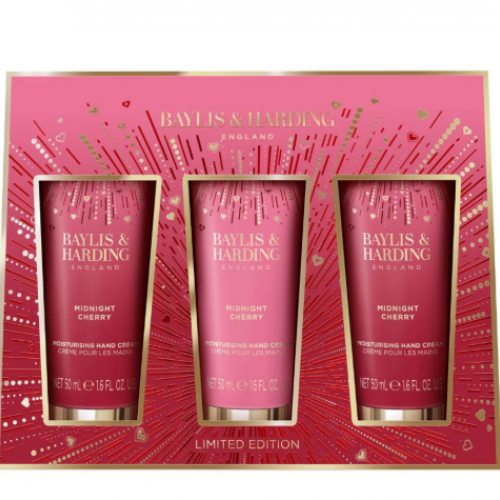 Baylis & Harding Midnight Cherry Luxury Hand Treats Gift Set