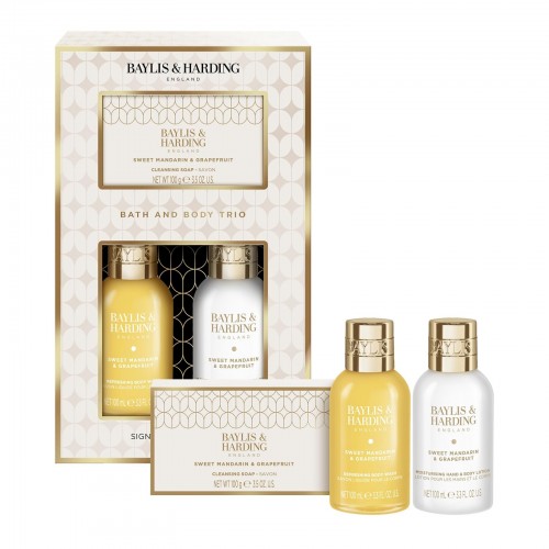 Baylis & Harding Sweet Mandarin & Grapefruit Pamper Body Trio Gift Set