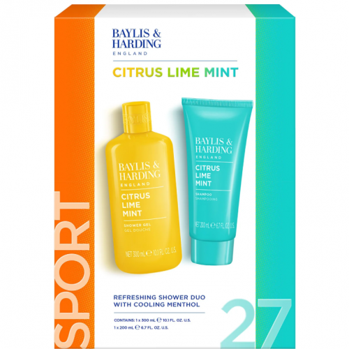 Baylis & Harding Citrus, Lime & Mint Men's Refreshing Shower Duo Gift Set