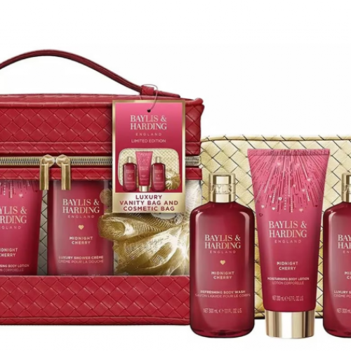 Baylis & Harding Midnight Cherry Bags Of Beauty Gift Set