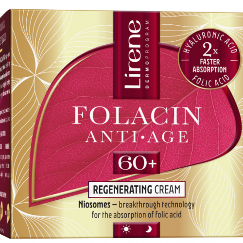 Folacin Anti Age 60+ Regenerating Cream Folic & Hyaluronic Acid