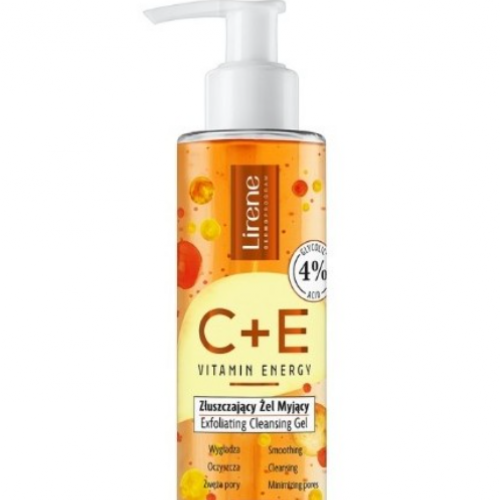 Lirene C+E Vitamin Energy exfoliating face wash gel