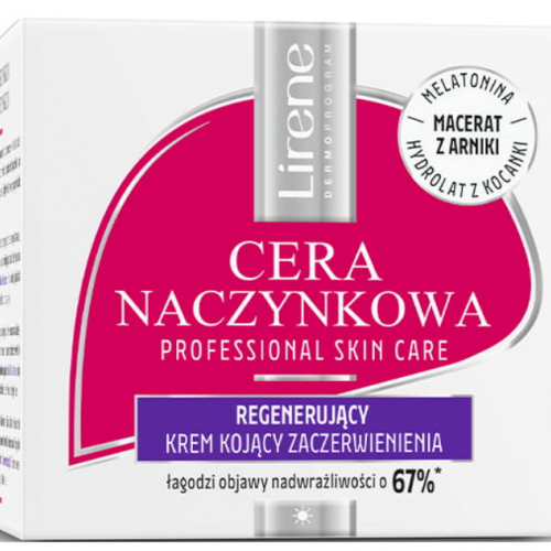 Lirene Redness Control Regenerating Cream Soothing Redness for Night